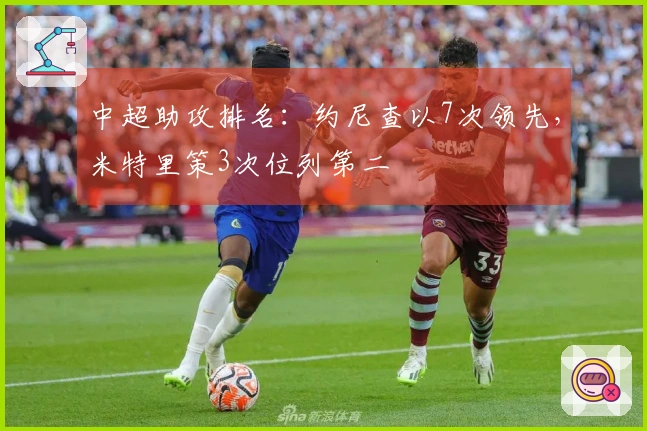 中超助攻排名：约尼查以7次领先，米特里策3次位列第二